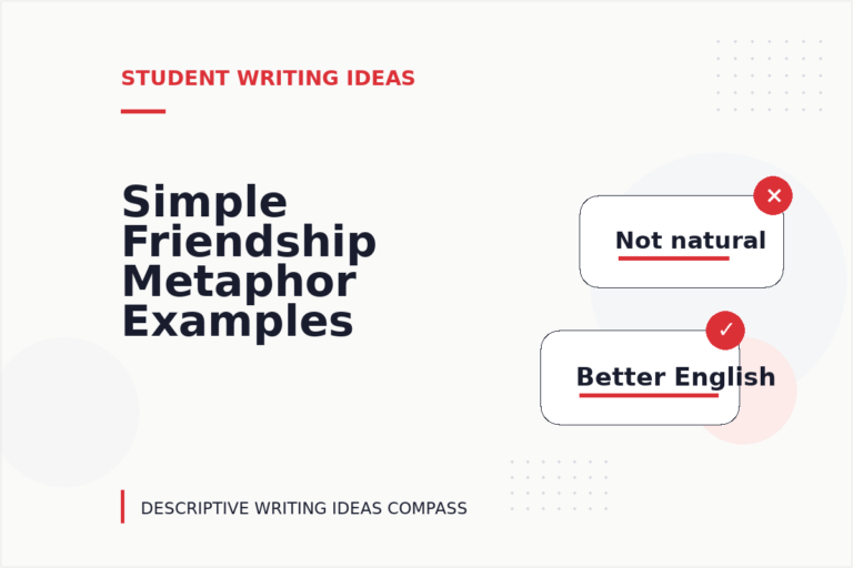 Simple Friendship Metaphor Examples for Students