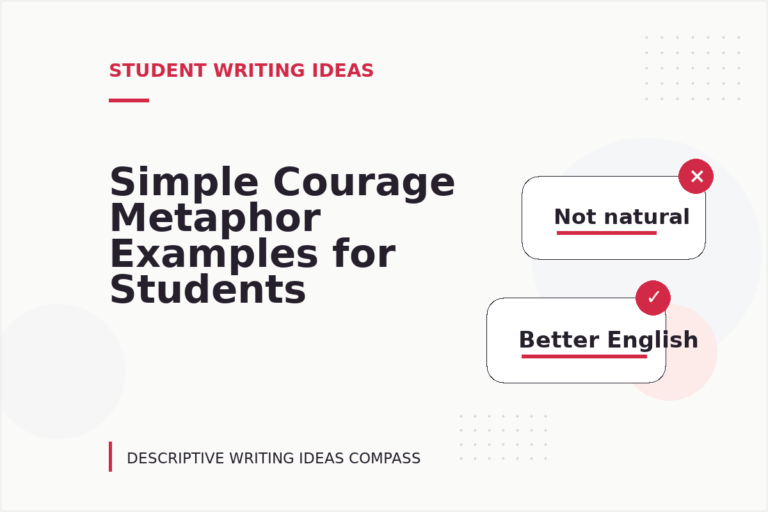 Simple Courage Metaphor Examples for Students