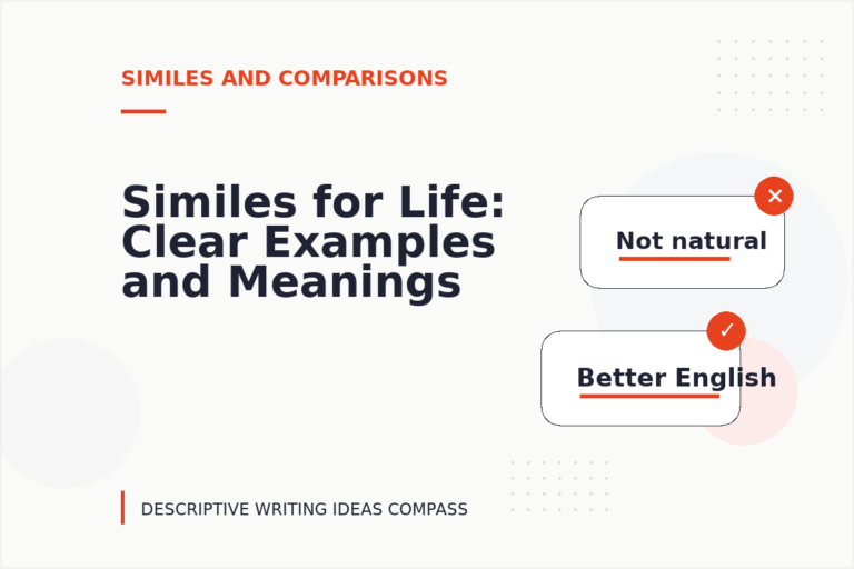 Similes for Life: Clear Examples and Meanings Similes for Life: Clear Examples and Meanings