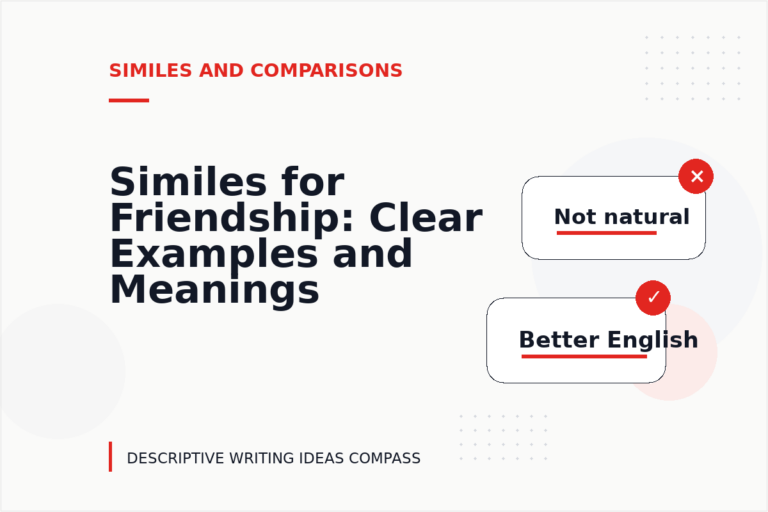 Similes for Friendship: Clear Examples and Meanings