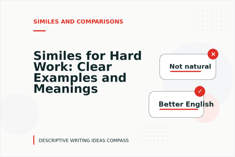 Similes for Hard Work: Clear Examples and Meanings