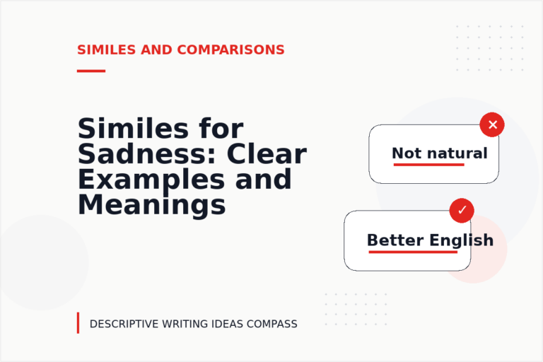Similes for Sadness: Clear Examples and Meanings Similes for Sadness: Clear Examples and Meanings