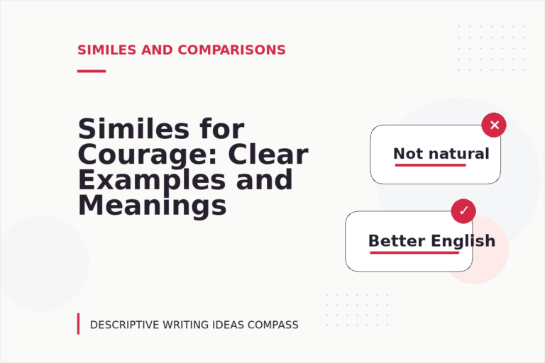 Similes for Courage: Clear Examples and Meanings Similes for Courage: Clear Examples and Meanings