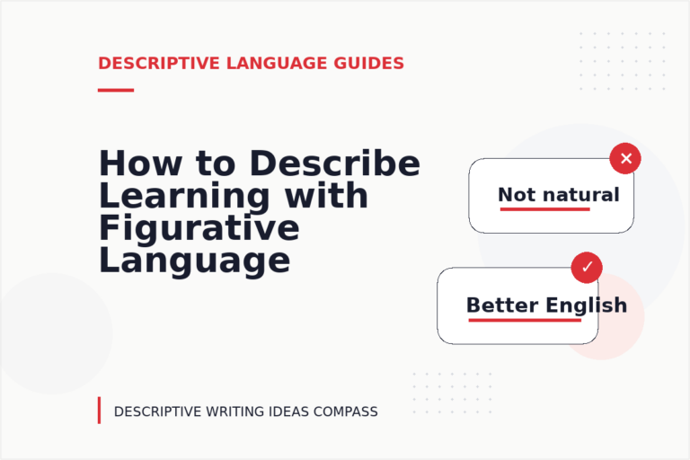 How to Describe Learning with Figurative Language